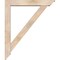 Ekena Millwork Traditional Traditional Smooth Bracket w/ Offset Brace, Douglas Fir, 5 1/2"W x 32"D x 38"H BKT0604X32X38TRA01SDF - alternate 4